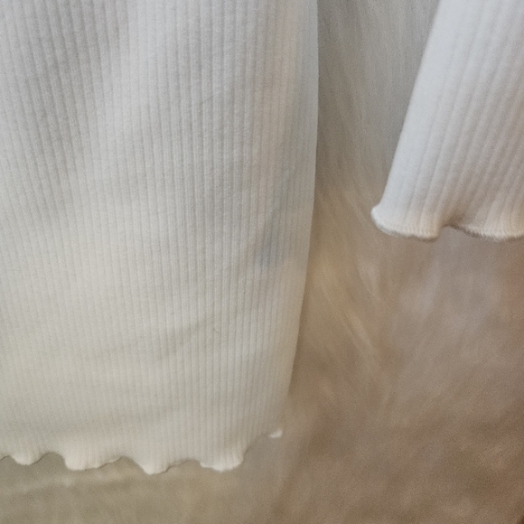 SHEIN Ribbed 90's Long Sleeve Sweater Dress - Picture 7 of 8